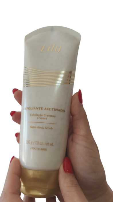 Esfoliante Hidratante Acetinado Lily, 200g