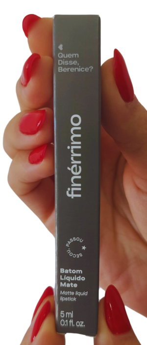 Batom Líquido Mate Finérrimo Vinho tô Phyna, 5ml