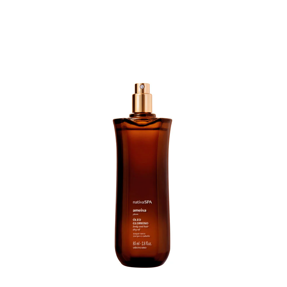 Óleo Glorioso para Corpo e Cabelo Nativa SPA Ameixa, 85ml
