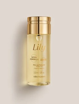 Óleo Perfumado Corporal Lily, 150ml
