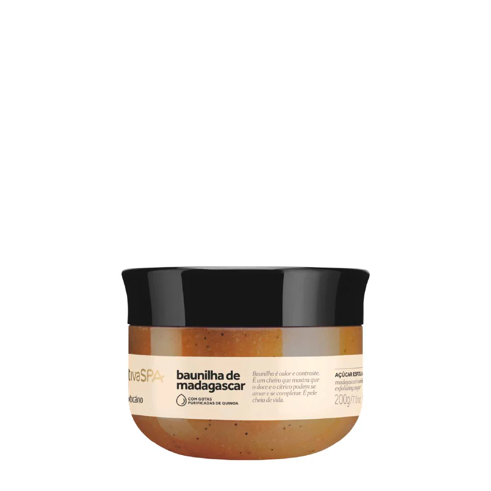 Açúcar Esfoliante Nativa Spa Baunilha de Madagáscar, 200g
