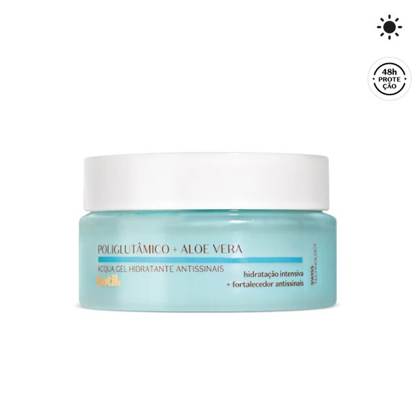 Acqua Gel Hidratante Antissinais Poliglutâmico + Aloe Vera Botik, 50g