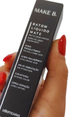 Batom Liquído Mate, 5 ml cor Red Boost
