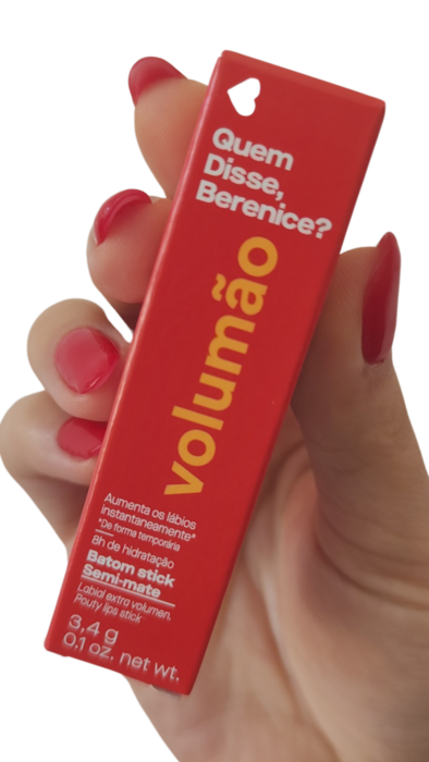 Batom Volumão Líquido 5ml, cor Morangoli