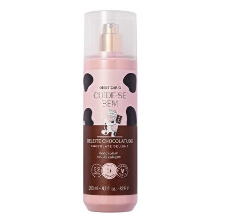 Body Splash Cuide-se Bem Deleite Chocolatudo, 200ml