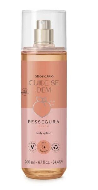 Body Splash Cuide-se Bem Pessegura, 200ml