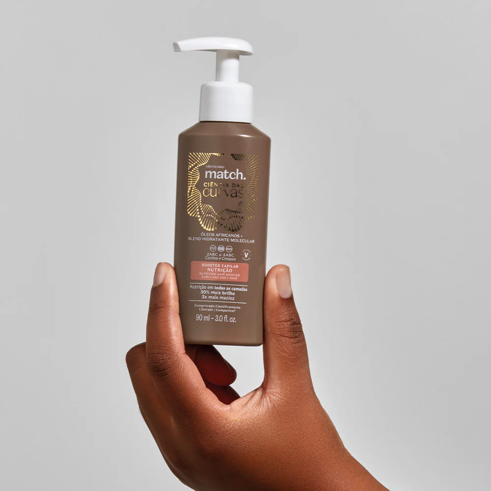 Booster Capilar Nutrição Match Ciência das Curvas, 90ml