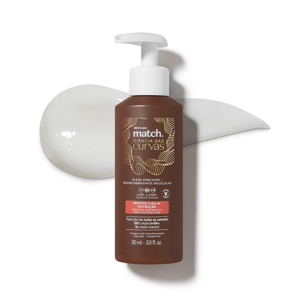 Booster Capilar Reconstrução Match Ciência das Curvas, 90ml
