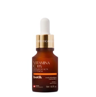Botik Vitamina C 10% Sérum de Alta Potência, 15ml