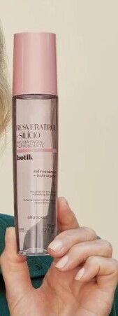 Bruma Facial Refrescante Botik Resveratrol + Silício, 110ml