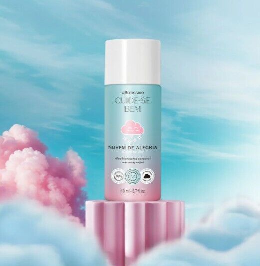Cuide-se Bem Nuvem de Alegria Óleo Hidratante Corporal, 110 ml