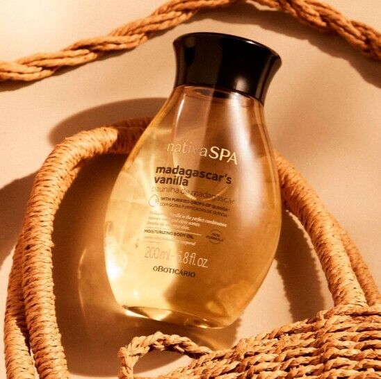 Óleo Hidratante Nativa Spa Baunilha de Madagascar 200ml
