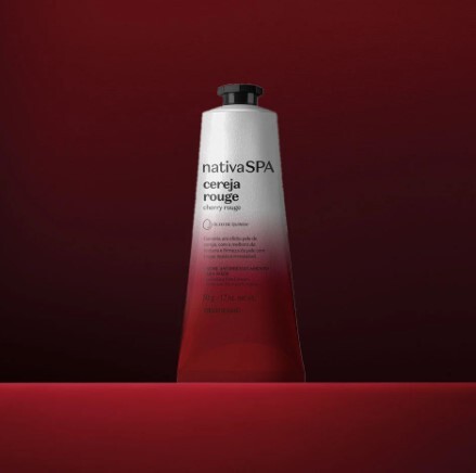 Creme de Mãos Nativa Spa Cereja Rouge, 50g