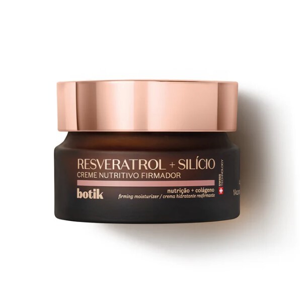 Créme Nutritivo Firmador Botik Resveratrol + Silício, 40g