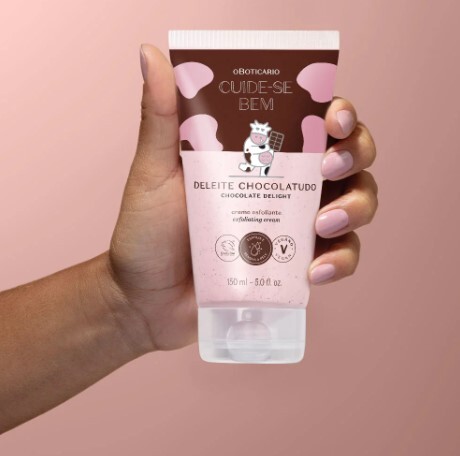 Creme Esfoliante Corporal Cuide-se Bem Deleite Chocolatudo 150ml