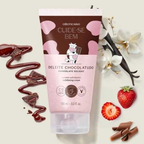 Creme Esfoliante Corporal Cuide-se Bem Deleite Chocolatudo 150ml