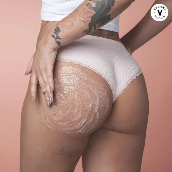Creme Esfoliante Cuide-se Bem Bumbum de Pêssego, 230g