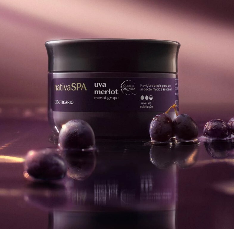 Esfoliante Corporal Nativa Spa Uva Merlot 180g
