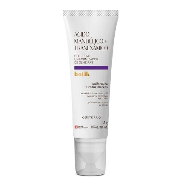 Gel Créme Uniformizador de Olheiras Ácido Mandélico + Tranexâmico Botik 15g