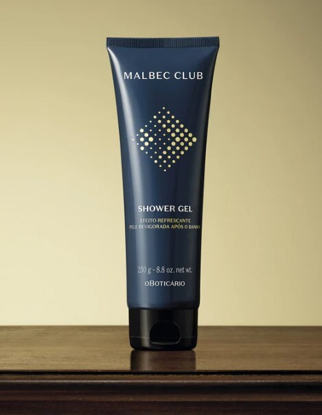 Gel de Banho Cabelo e Corpo Malbec Club, 250g