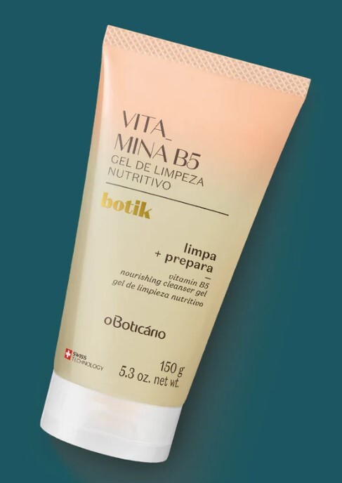 Gel De Limpeza Facial Nutritivo Vitamina B5 Botik, 150g