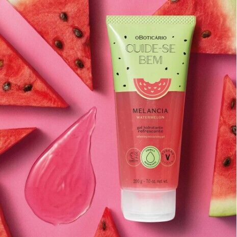 Gel Hidratante Refrescante Cuide-se Bem Melancia, 200g