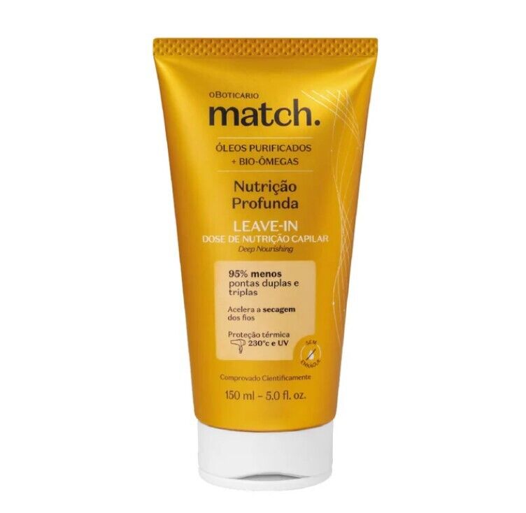 Leave-in Óleos Purificados + Bio-Ômegas Nutrição 150ml