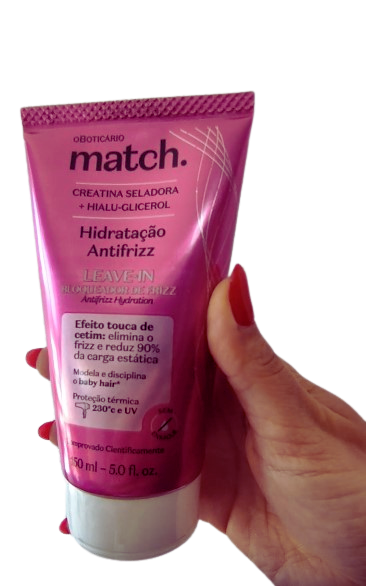 Leave in Hidratação Bloquedor de Frizz Match 150ml