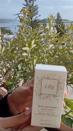 Óleo Multifuncional Acetinado Corpo e Cabelo Lily, 50ml 3