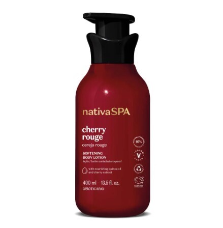 Loção Corporal Aveludada Nativa Spa Cereja Rouge 400ml