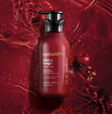 Loção Corporal Aveludada Nativa Spa Cereja Rouge 400ml