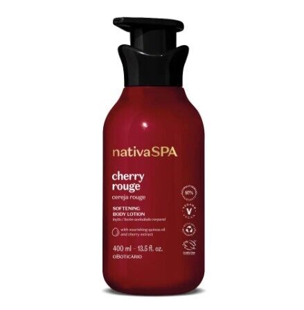 Loção Corporal Aveludada Nativa Spa Cereja Rouge 400ml