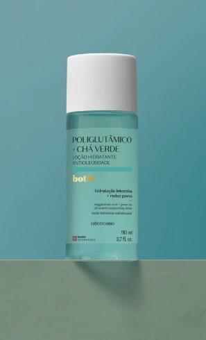 Loção Hidratante Antioleosidade Poliglutâmico + Chá Verde Botik, 110ml