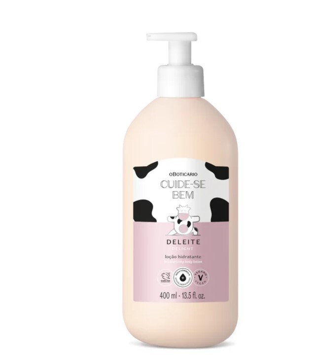 Loção Hidratante Corporal Cuide-se Bem Deleite, 400ml