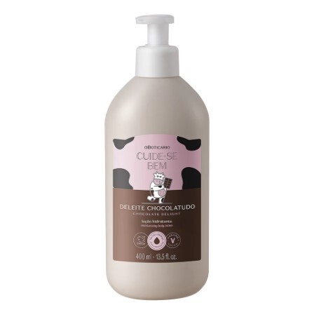 Loção Hidratante Corporal Cuide-se Bem Deleite Chocolatudo 400ml