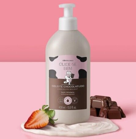 Loção Hidratante Corporal Cuide-se Bem Deleite Chocolatudo 400ml