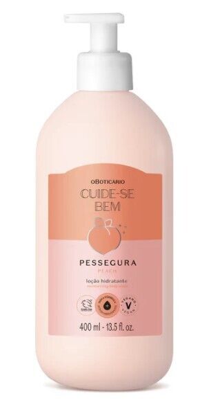 Loção Hidratante Corporal Cuide-se Bem Pessegura, 400ml