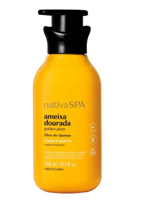 Loção Hidratante Corporal Nativa Spa Ameixa Dourada, 400ml