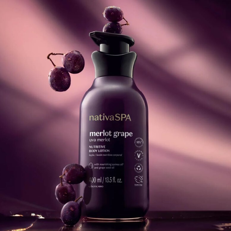 Loção Hidratante Corporal Nativa Spa Uva Merlot 400ml
