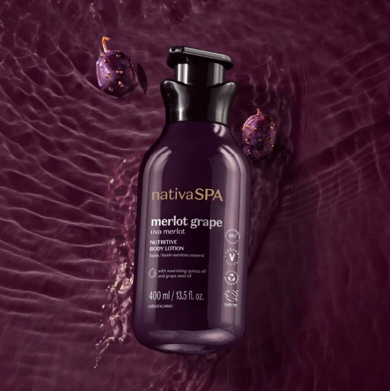 Loção Hidratante Corporal Nativa Spa Uva Merlot 400ml