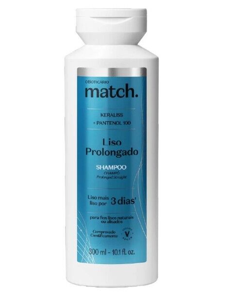 Match Shampoo Liso Prolongado, 300ml
