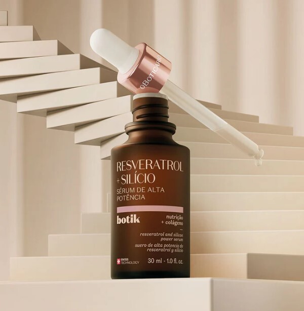 Sérum de Alta Potência Botik Resveratrol + Silício, 30ml