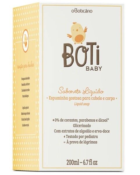 Sabonete Líquido Glicerina, 200ml
