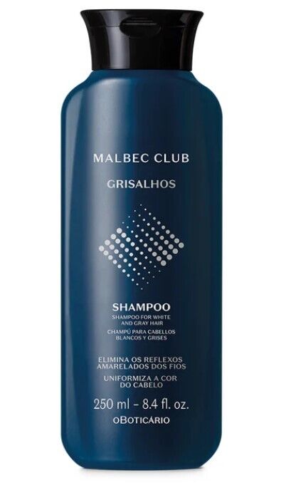Shampoo Grisalhos Malbec Club, 250ml