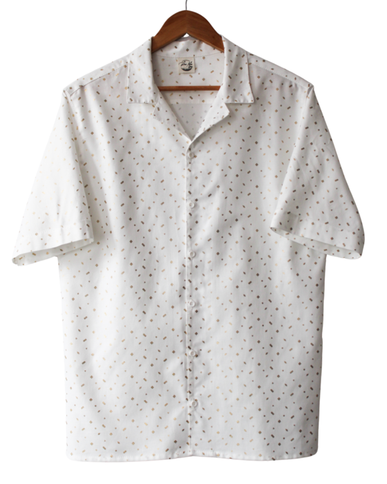 White Golden Shirt