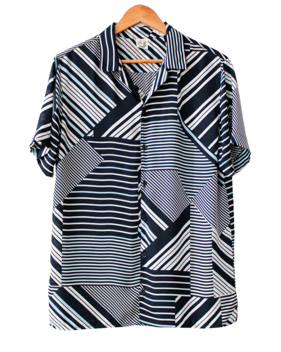 Blue Square Shirt
