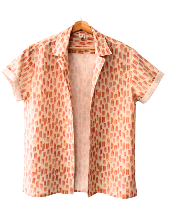 Orange Power Linen