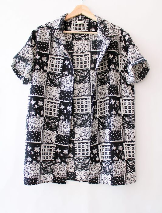 Black Tile Shirt
