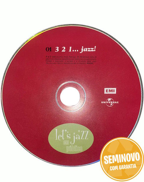 Let's jaZZ em Público - 3 2 1... jazz! | CD | Usado