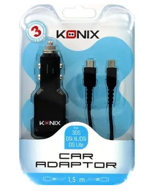 Adaptador de carro para carregar Nintendo DSi, DSi XL e 3DS | Novo